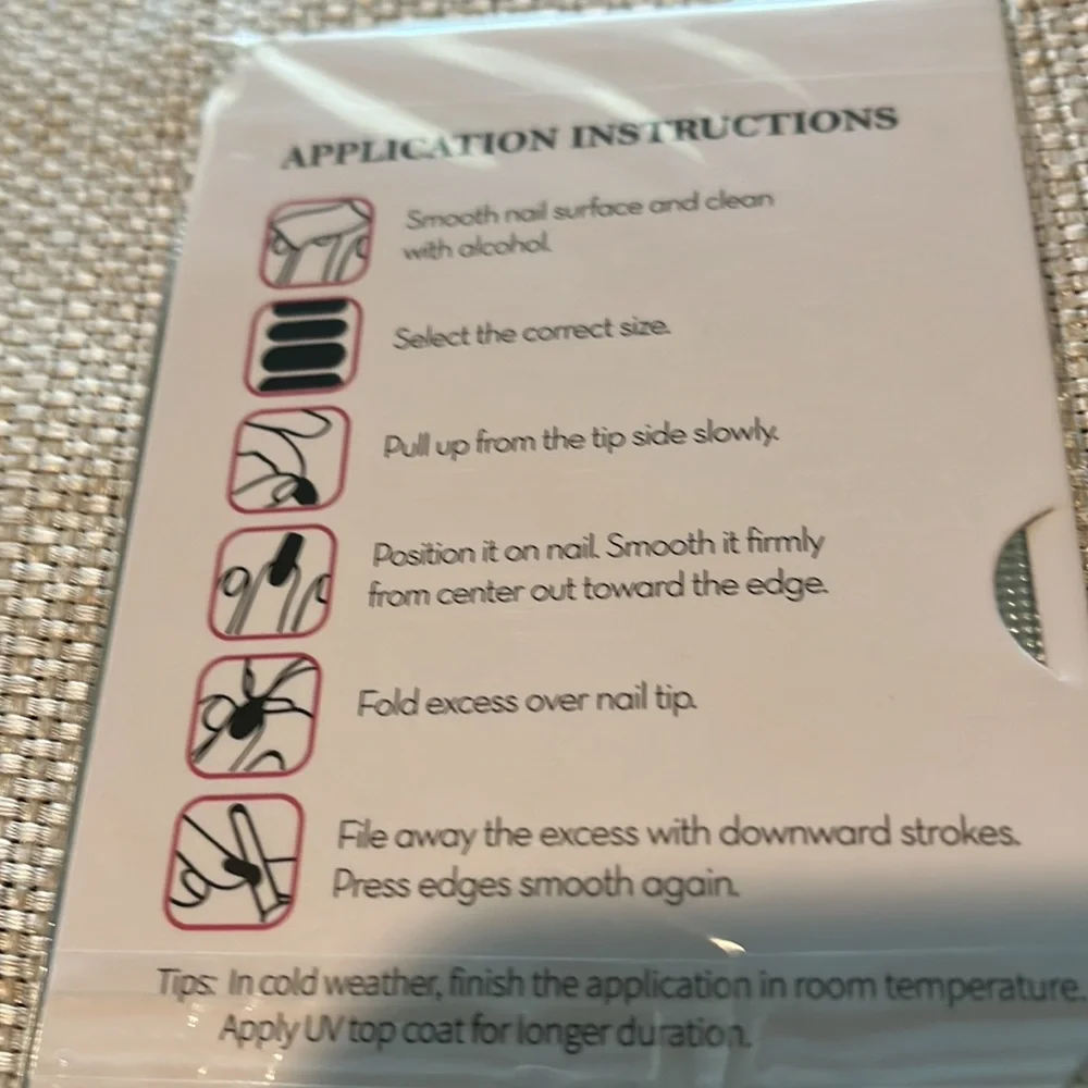 NEW LV nail wrap stickers brown decals nail art - Picture 4 of 5